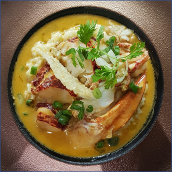Risotto de Homard bleu à la verveine / Cafe Telline